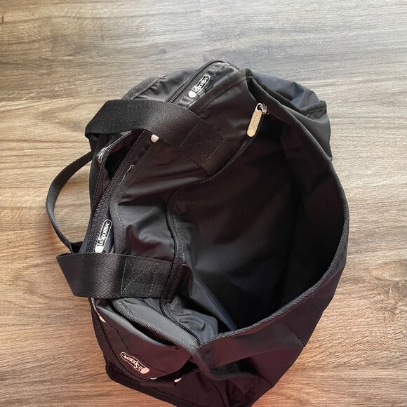 LeSportSac Black Nylon Tote/Weekender $80 Not used - Picture 13 of 14